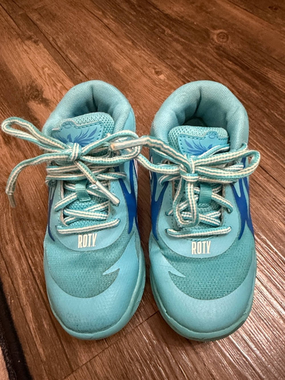 Kids Teal Athletic Sneakers